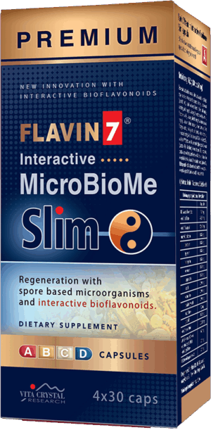 Flavin7 PREMIUM Interactive MicroBioMe SLIM 4x30 kapszula