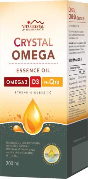 Crystal Omega Essence oil D3, Q10 200 ml
