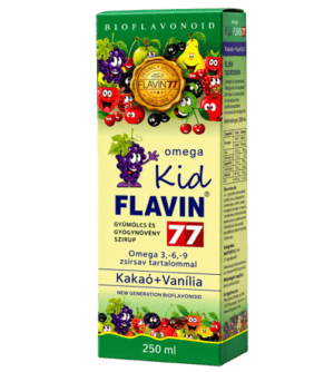 Flavin77 Omega Kid szirup 250ml (green) 2+1 Akció