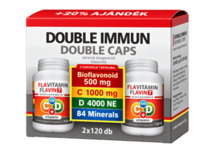 Flavitamin Double Immun C+D vitamin 2x120 kapszula 2+1 Akció