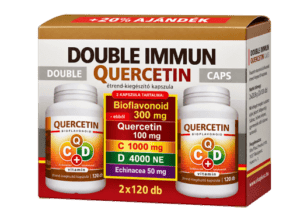 Double Immun Quercetin C+D vitamin Echinacea 2x120 2+1 Akció